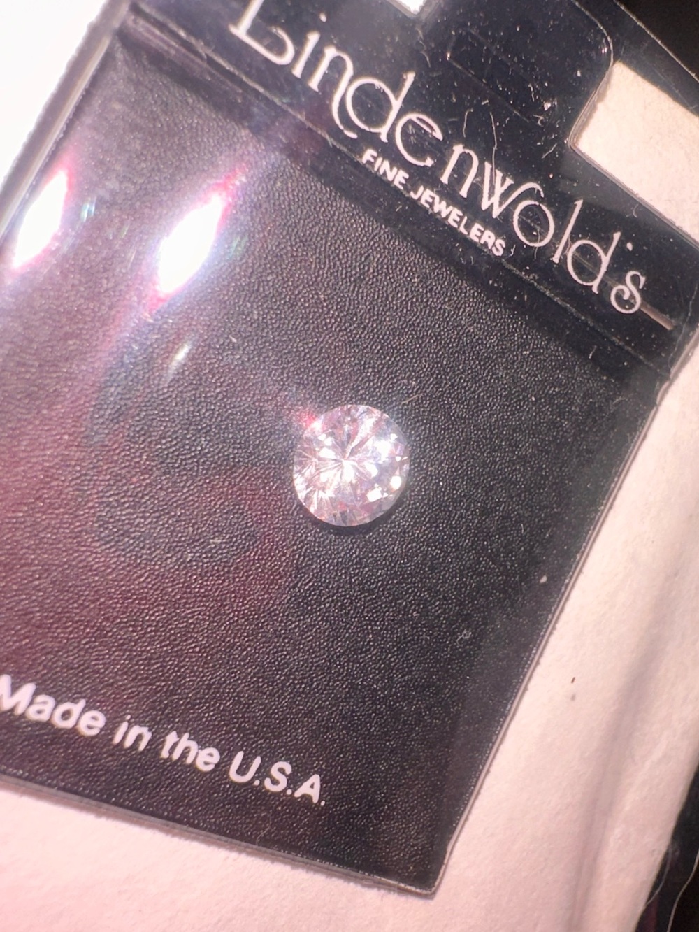 Lindenwold 1 ct CZ Diamond With Certificate